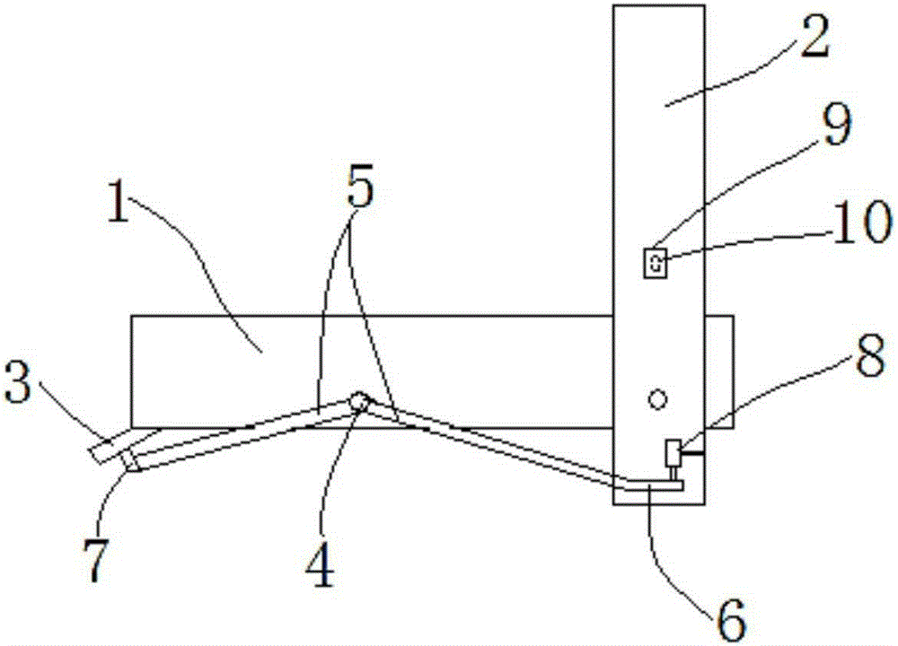 Device and method for realizing position adjustment of front row seat of automobile