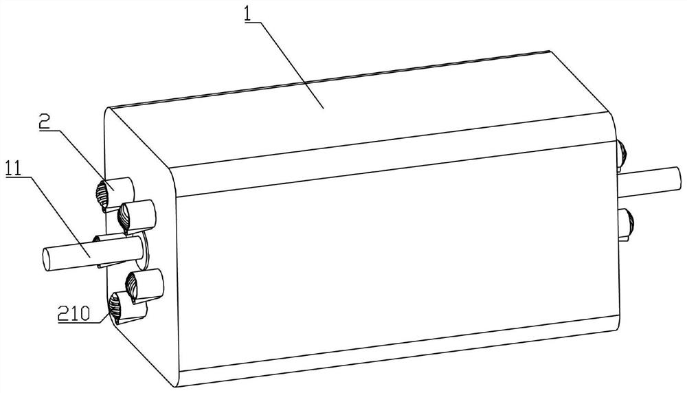 Servo motor with dehumidification function