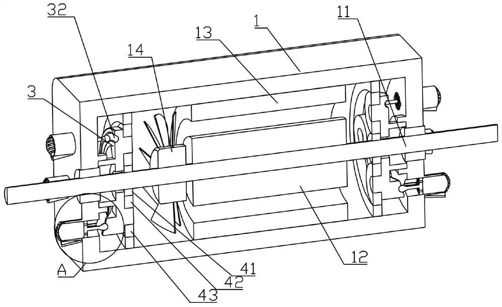 Servo motor with dehumidification function