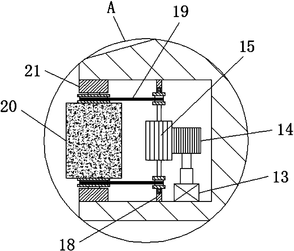 Self-cleaning towel storage device for nursing departments and method for applying self-cleaning towel storage device