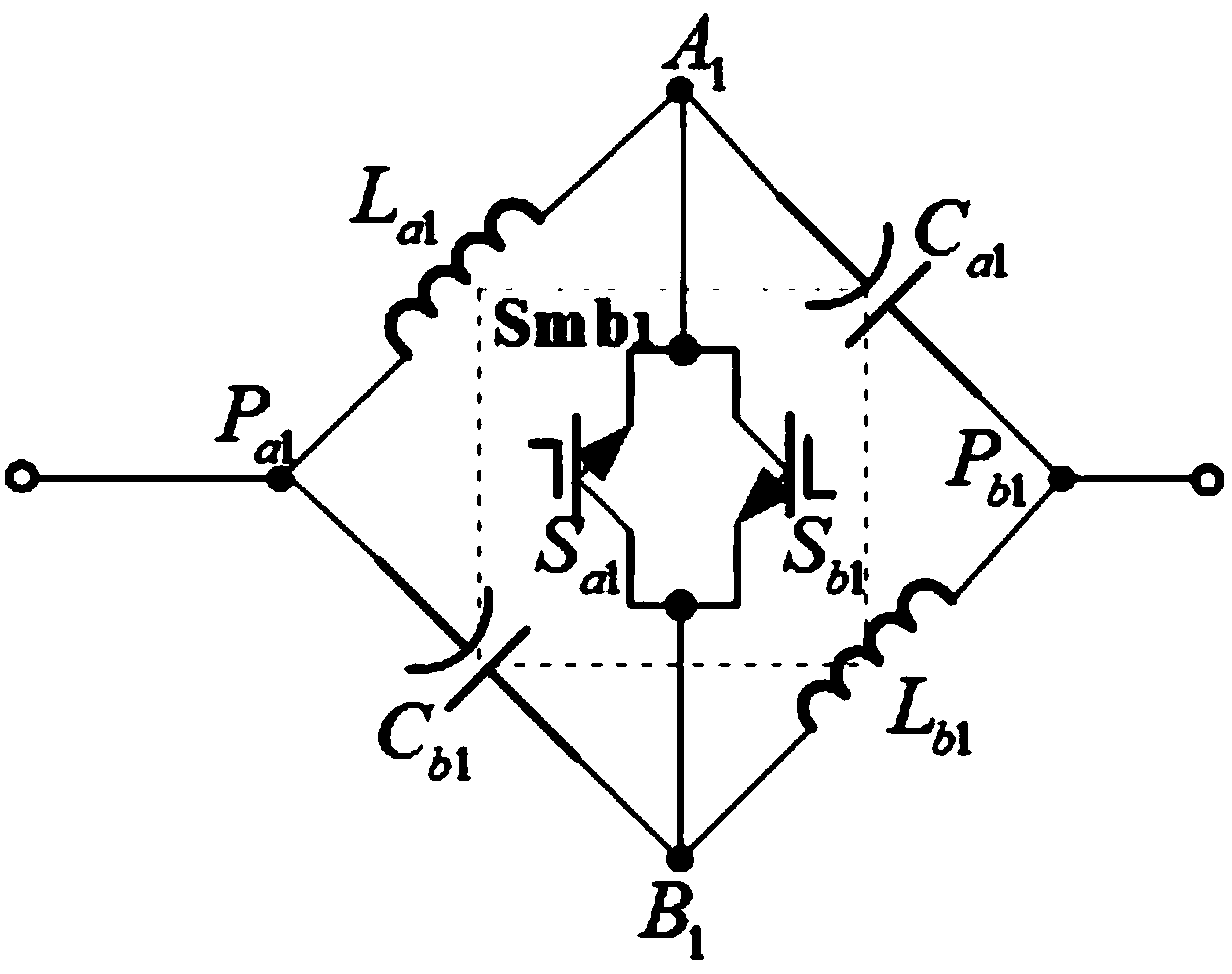 Power converting unit, large step-up ratio composite-structure bridge type impedance network DC/DC (Direct Current/Direct Current) converter and control method of converter