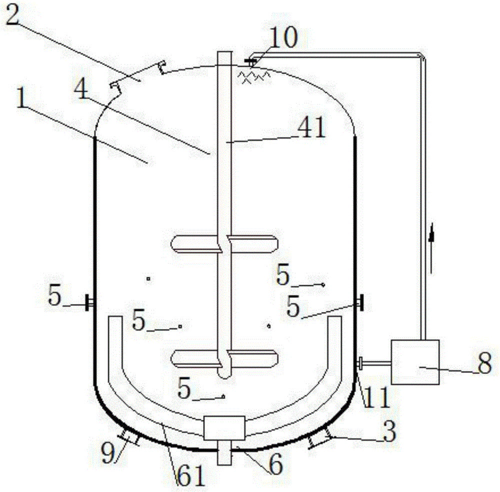 Sludge homogeneous slurrying and thermal hydrolysis reaction integrated device