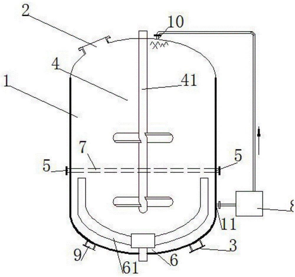 Sludge homogeneous slurrying and thermal hydrolysis reaction integrated device