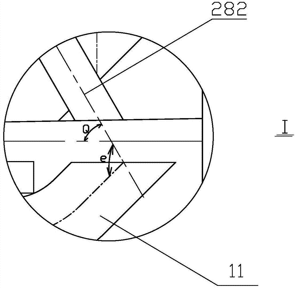 Combined ignition nozzle of dry coal powder fluidized bed gasifier