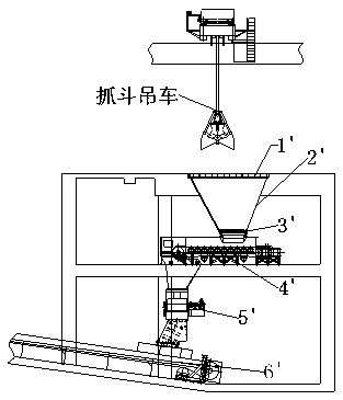 Bulk material conveying, transfer and loading method and system