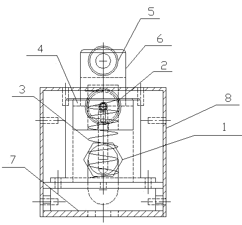 Mine track vehicle control device for opening and closing air inlet and outlet door