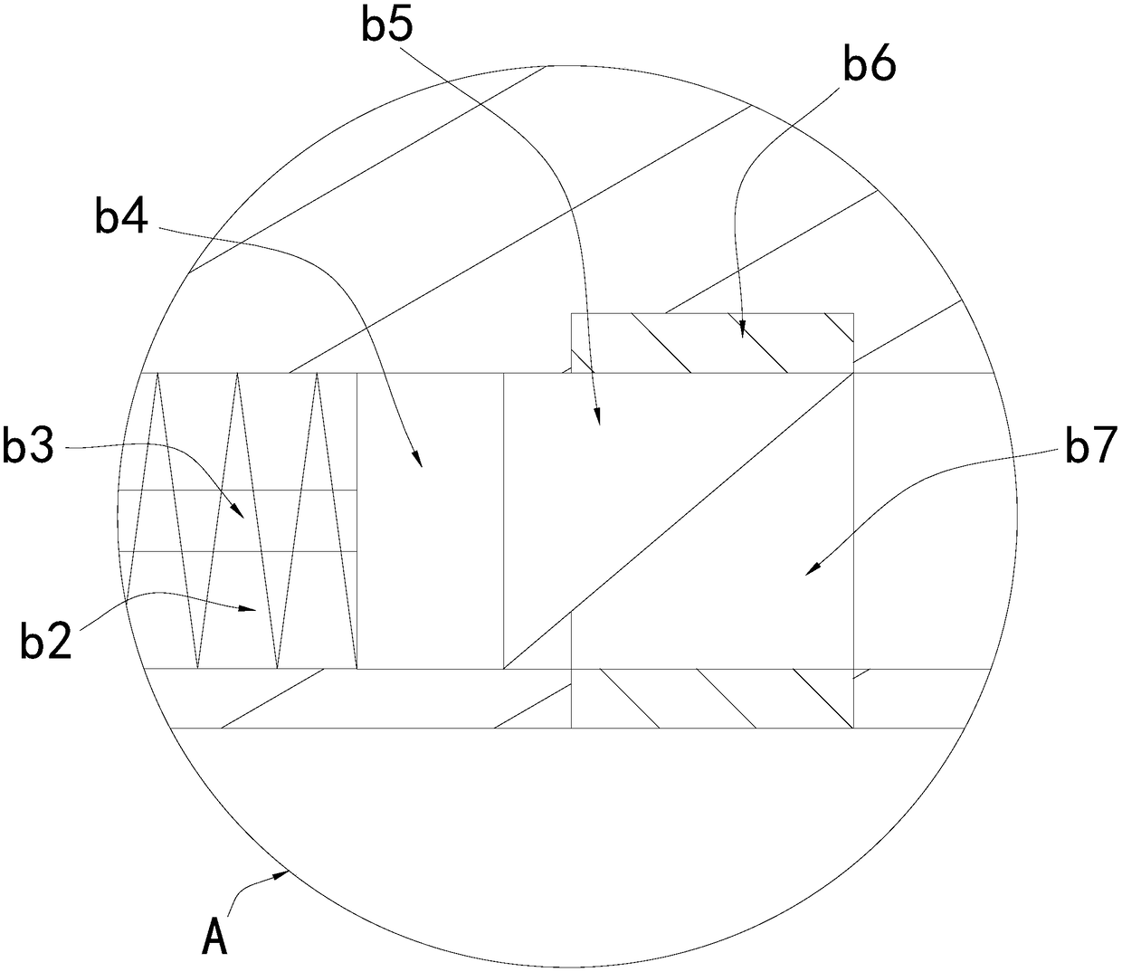 High-safety door plank grinding device convenient to maintain