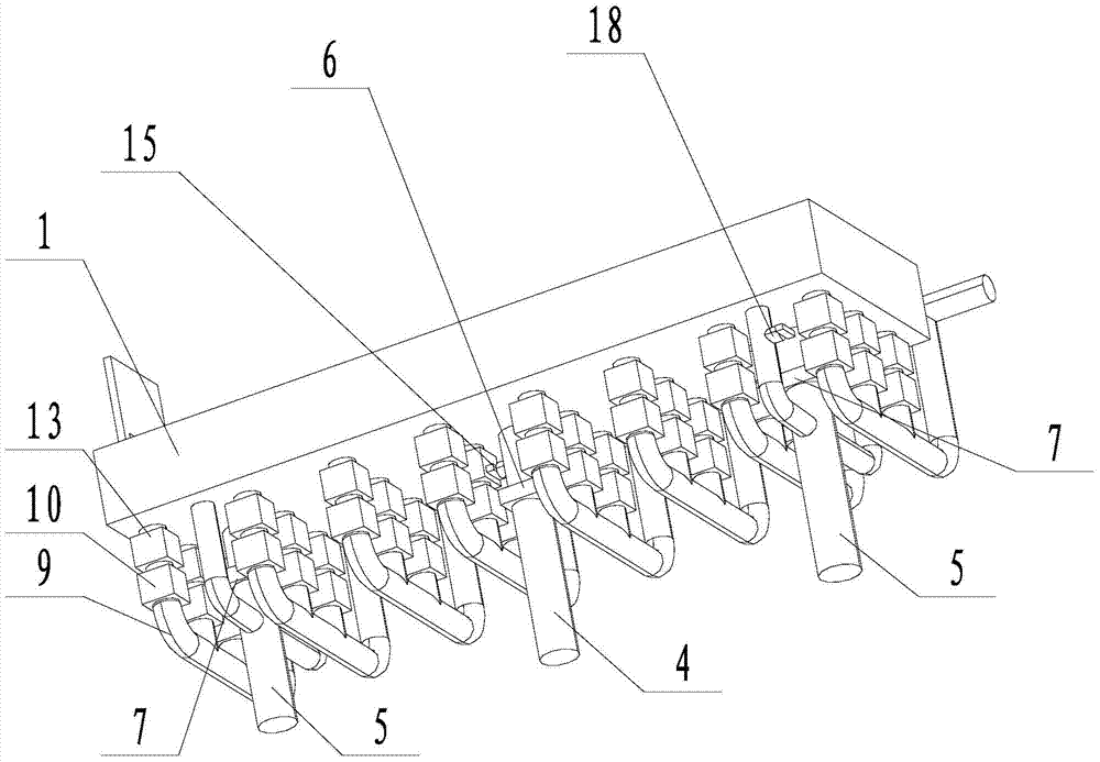 Container formation storage battery cooling apparatus and cooling operation method