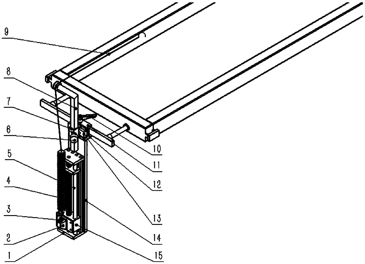 Traction treatment device and traction bed