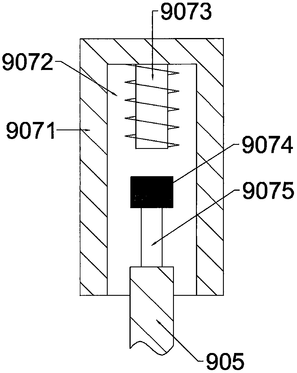 Barometric disturbance principle-based filtering equipment for tea seed oil processing