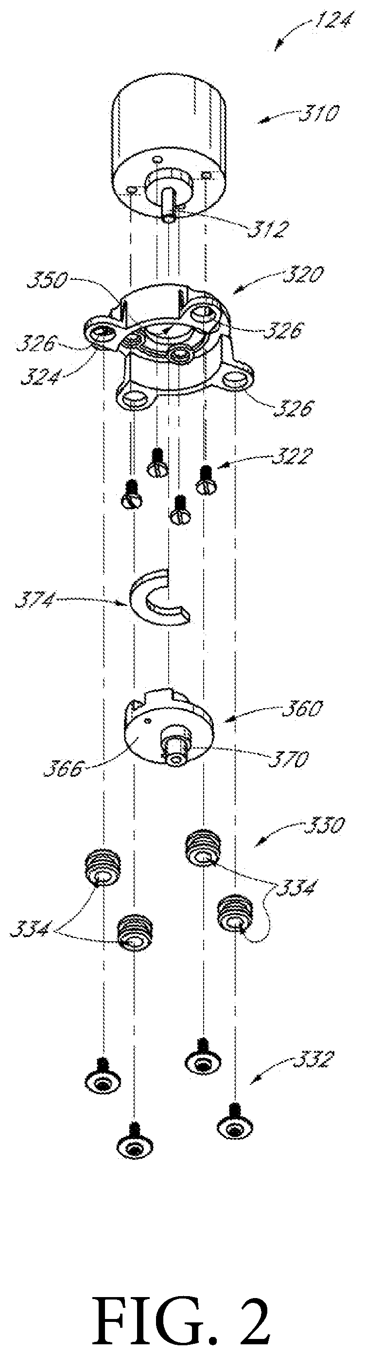 Percussive massage device