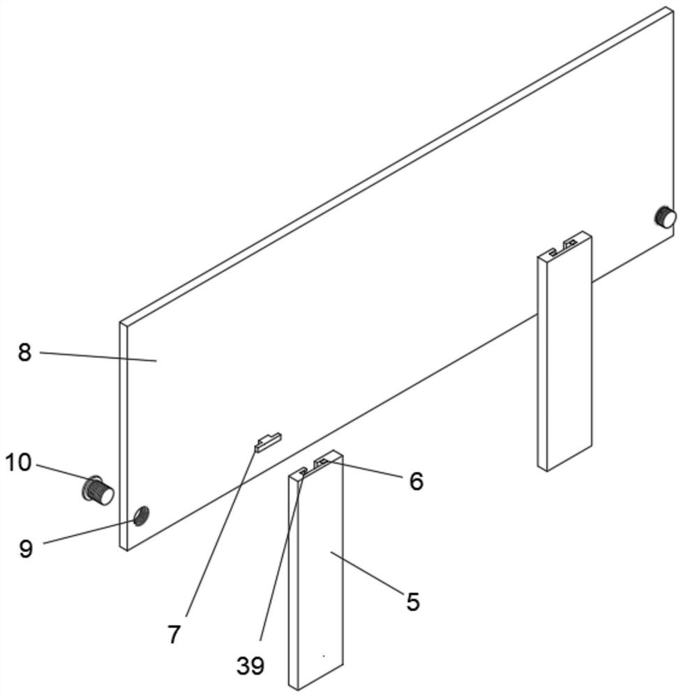 Auxiliary getting-out-of-bed device for ward