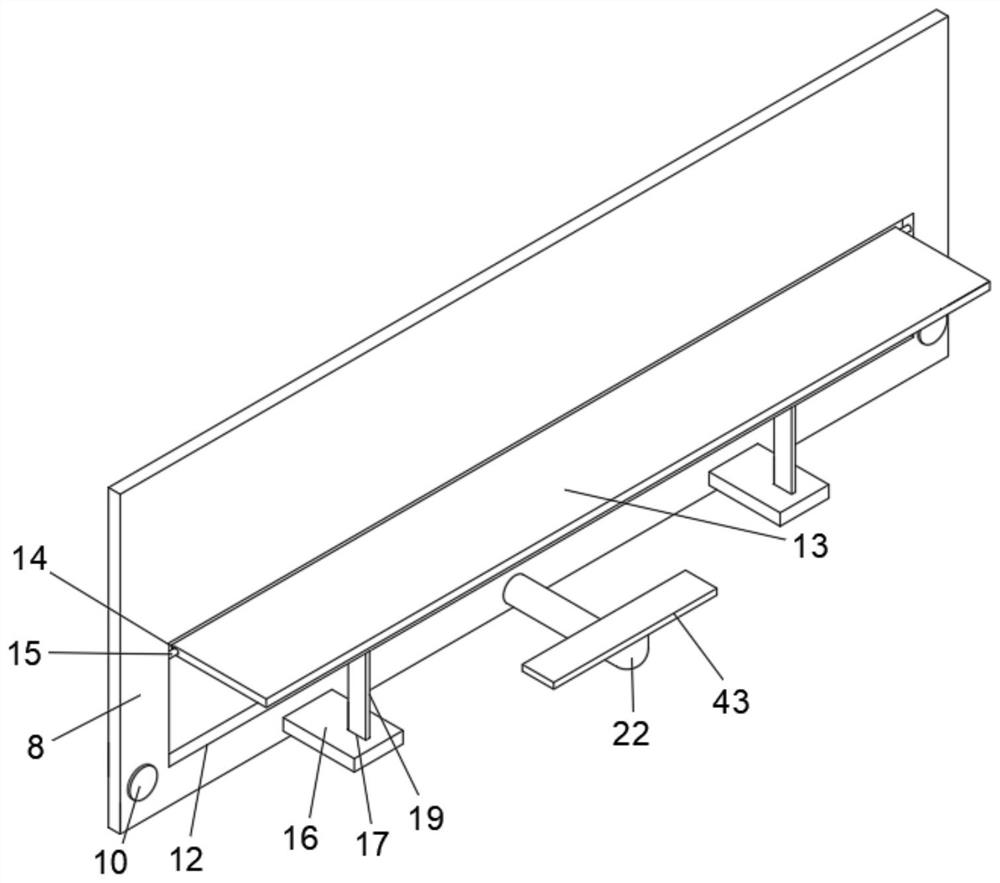 Auxiliary getting-out-of-bed device for ward