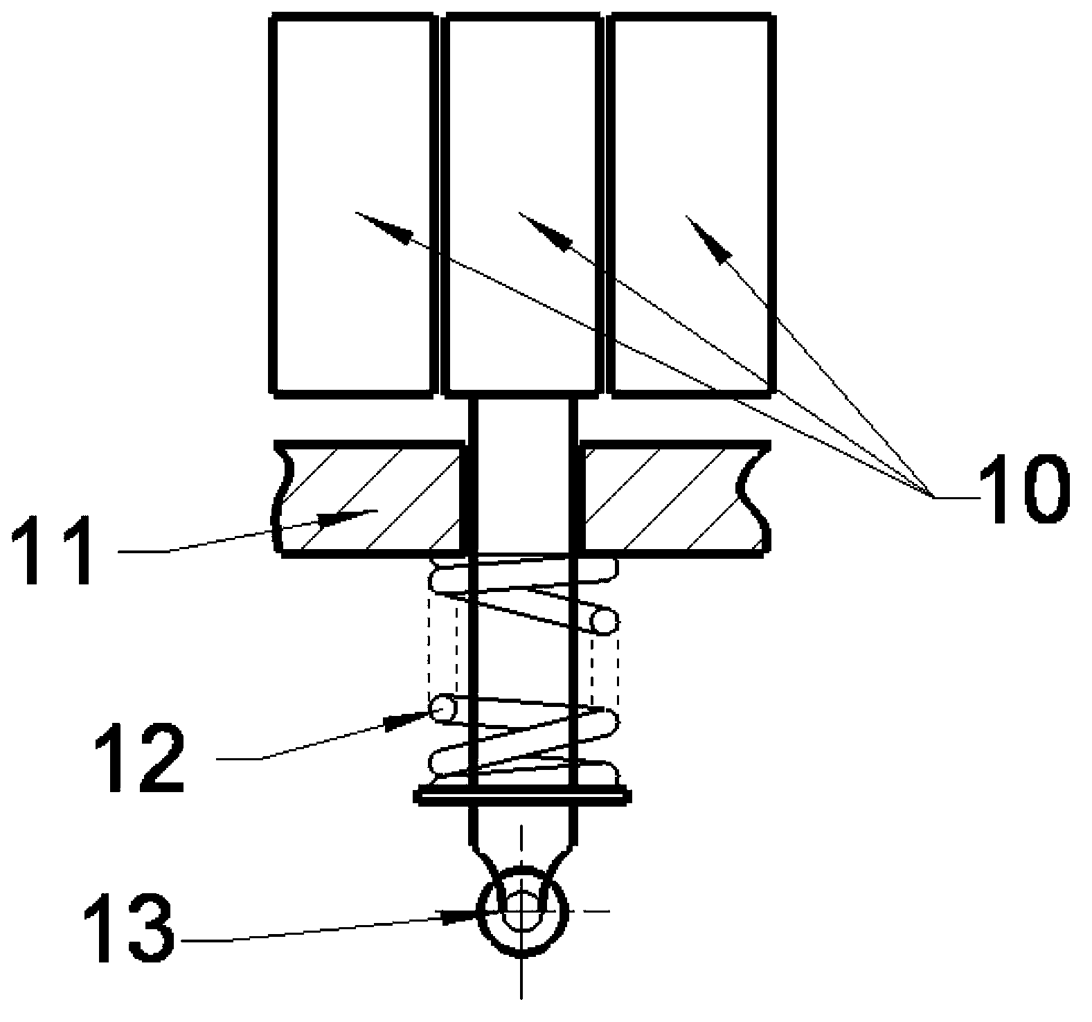 Automatic online grabbing device of workpieces