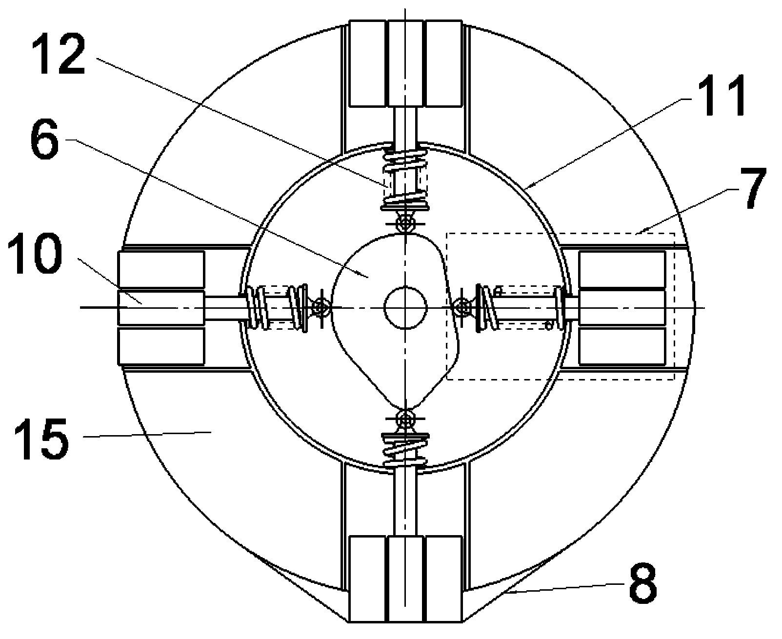 Automatic online grabbing device of workpieces