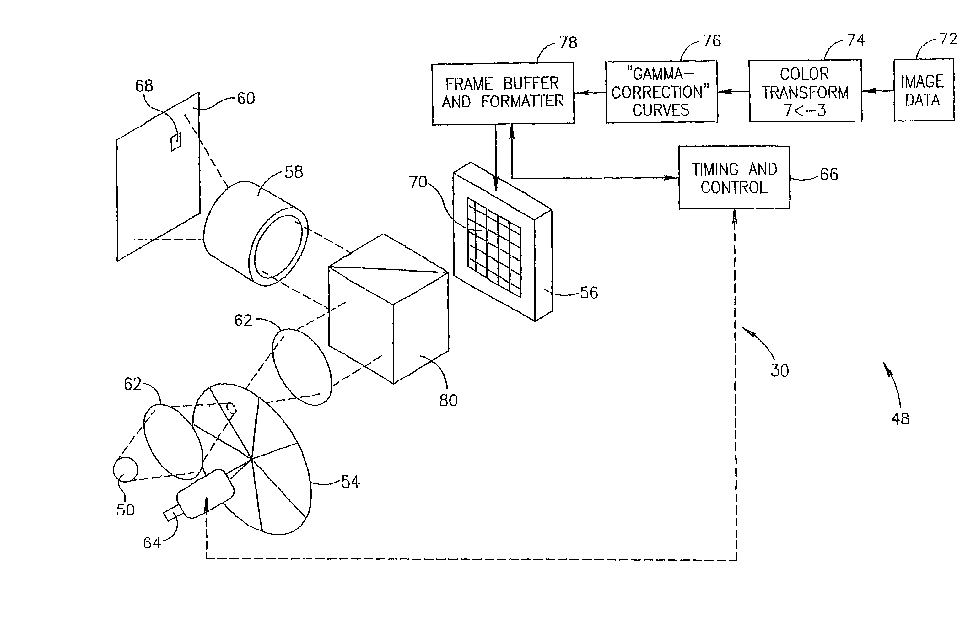 Device, system and method for electronic true color display