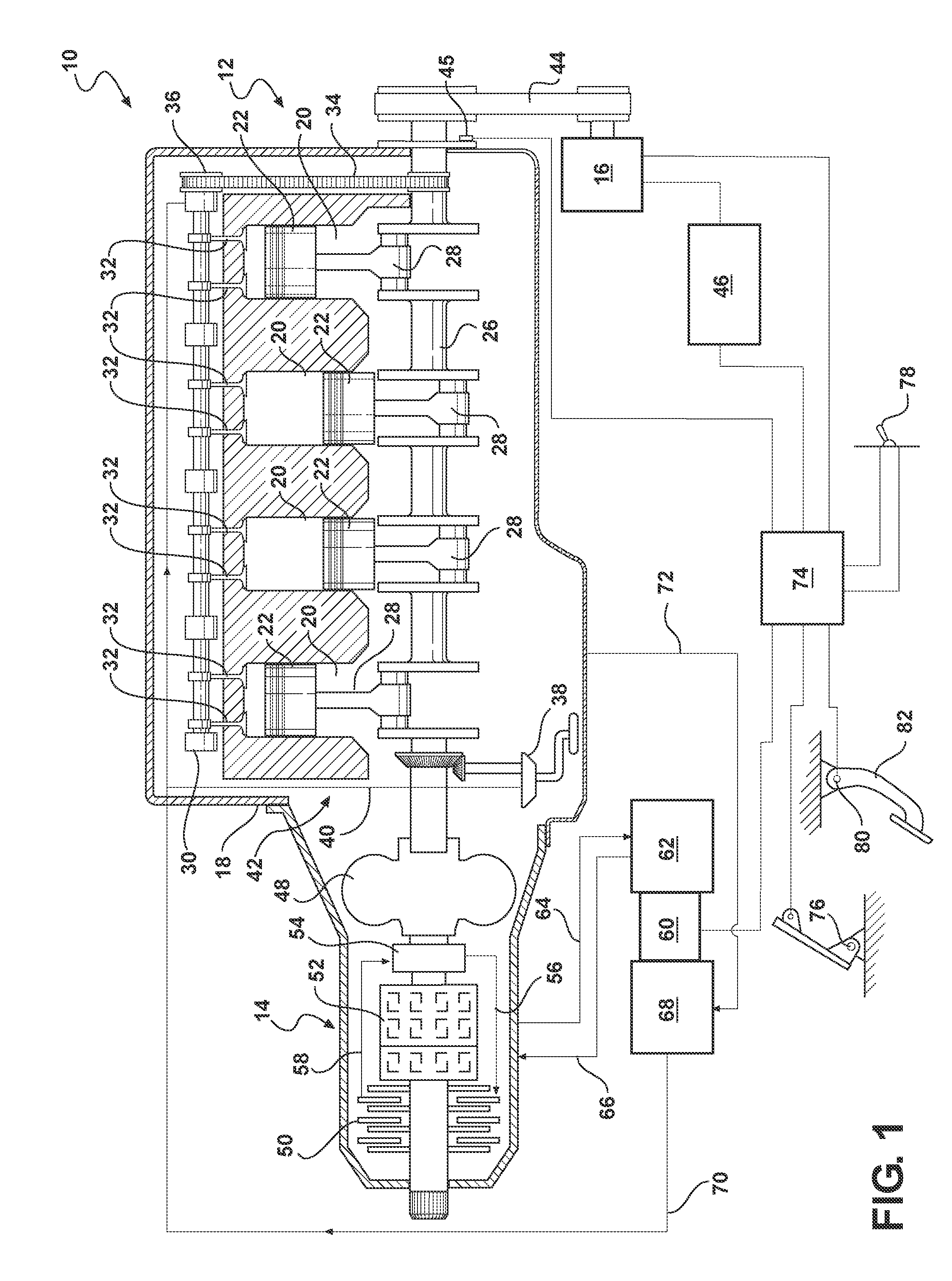 Tandem dual pumps for a hybrid propulsion system