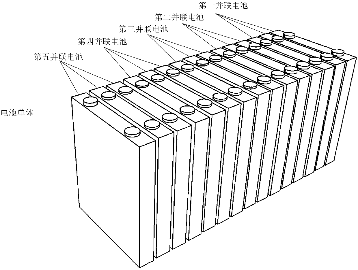 A liquid cooling device for tabs of lithium-ion battery packs based on liquid cooling