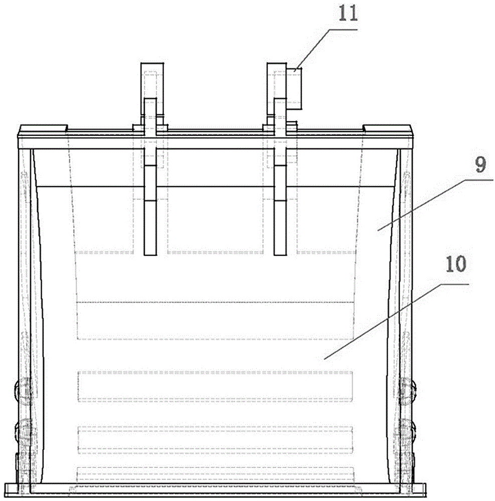 Integral casting digging bucket and manufacturing method thereof