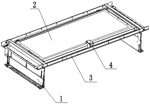 A cabinet rotating skylight