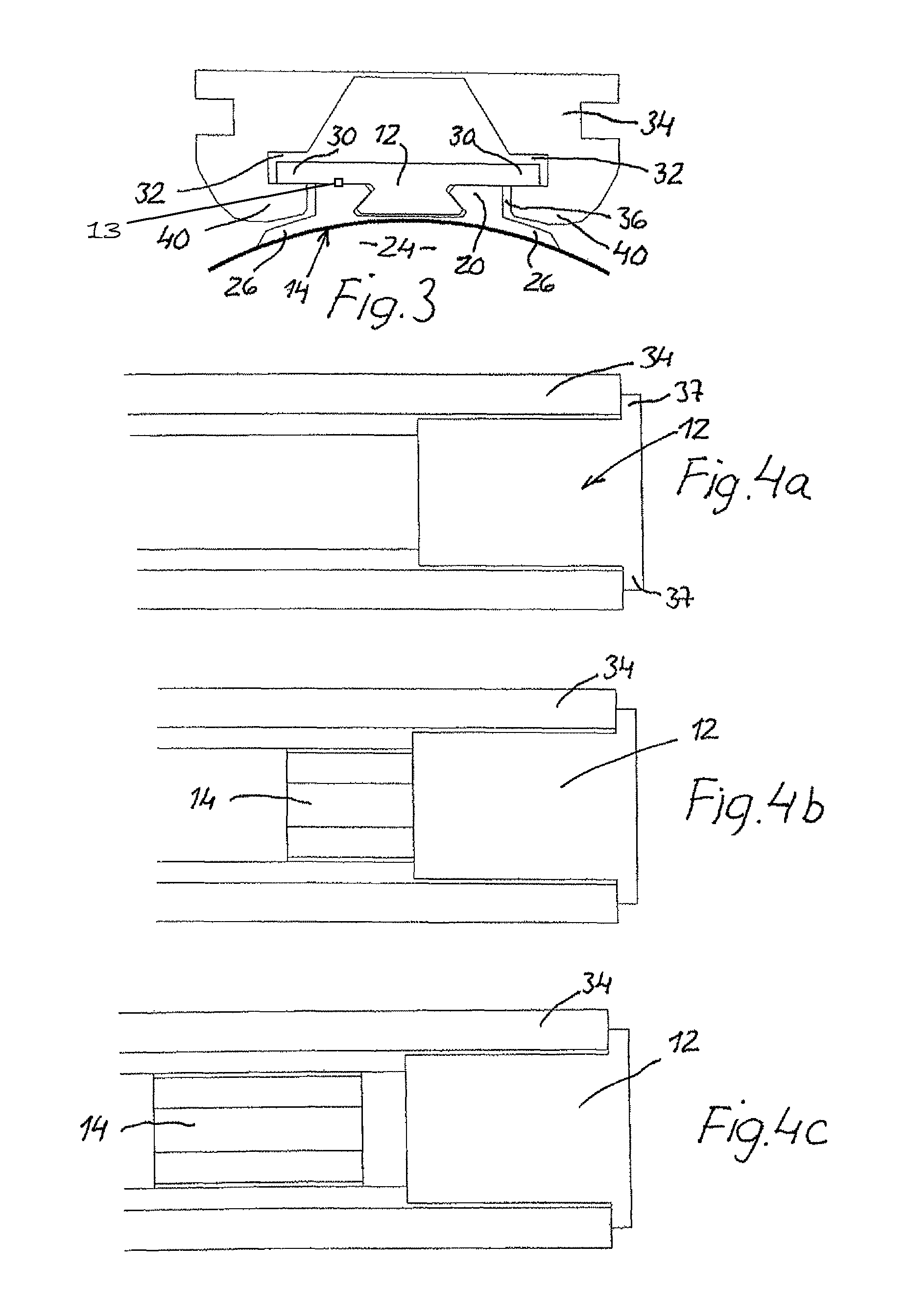 Missile launching system, and a hanger member for suspending the missile in a launch rail