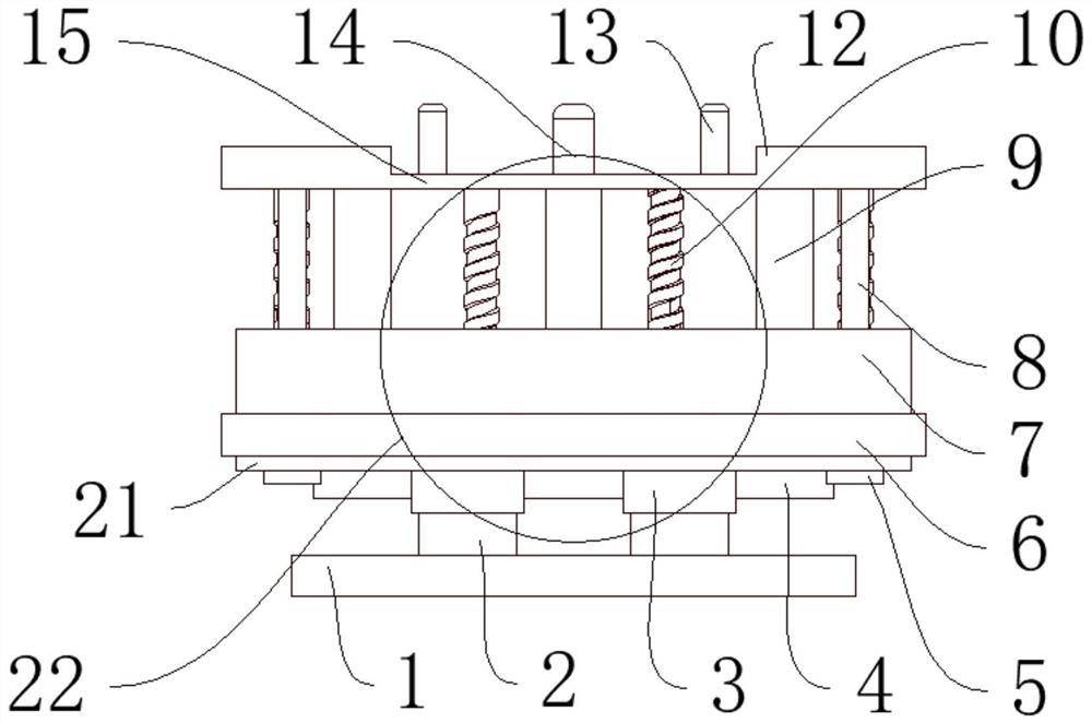 Damping mechanism for condensate water machine