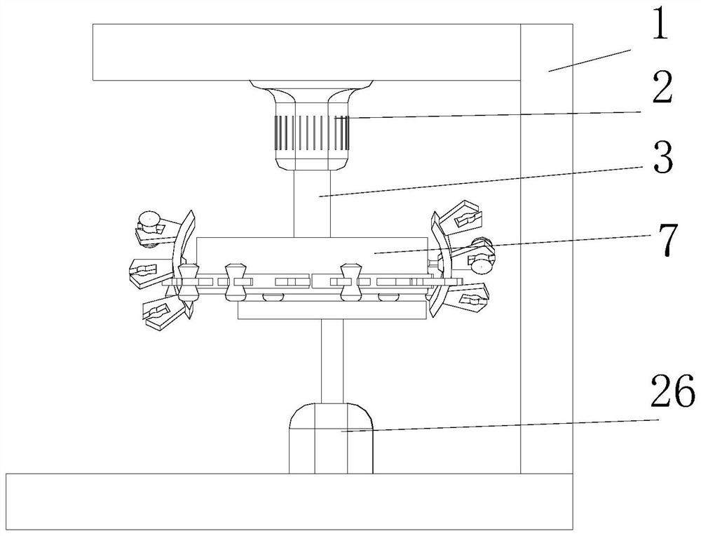 Rapid grinding device for building steel with fixed size