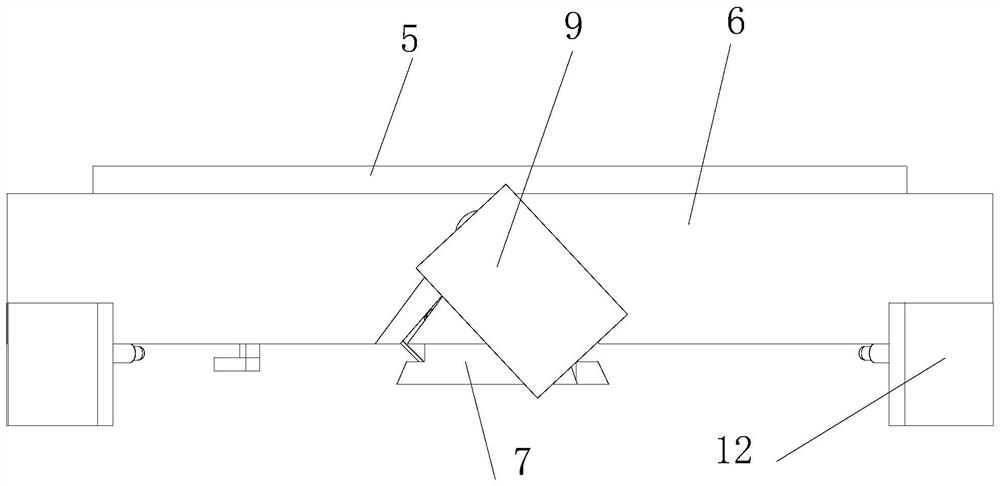 Rapid grinding device for building steel with fixed size