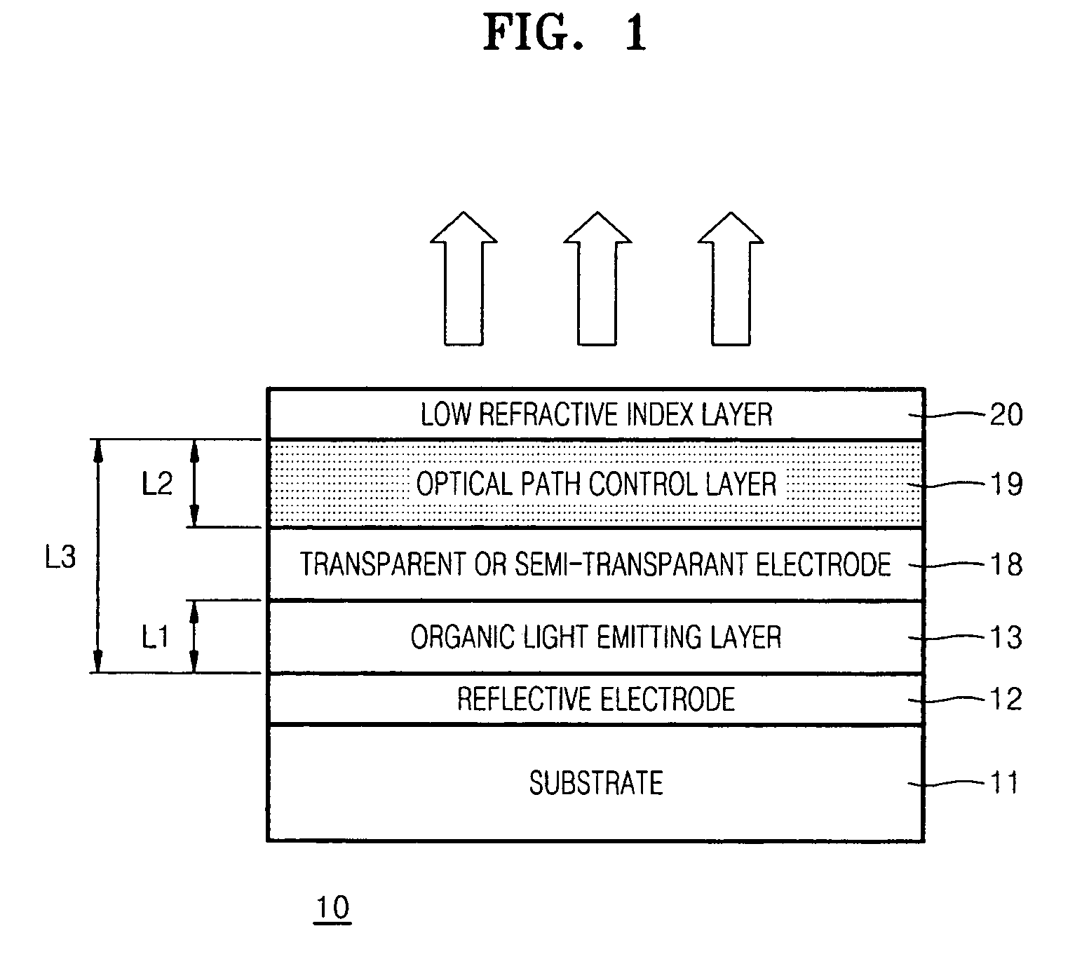 White organic light emitting device and color display apparatus employing the same