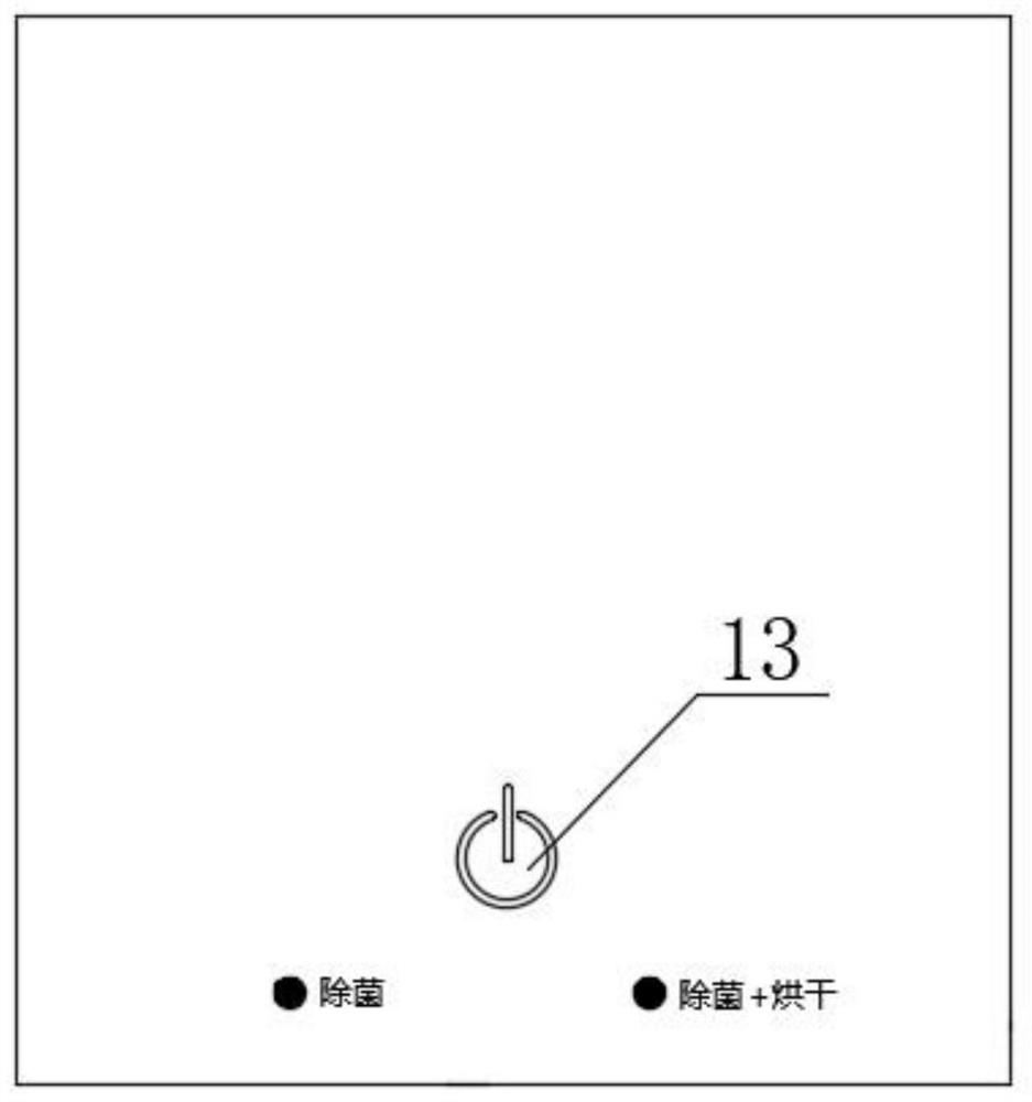 Sterilizing frame for cutters, chopsticks and chopping boards