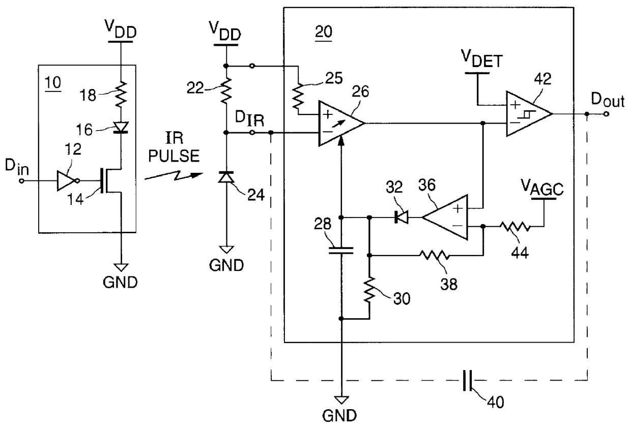 Apparatus and method for automatic mode selection in a communications receiver