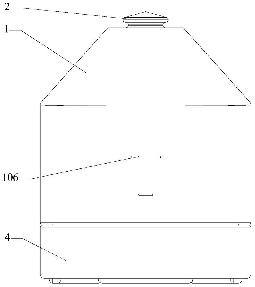 Humidifier and ventilation treatment equipment