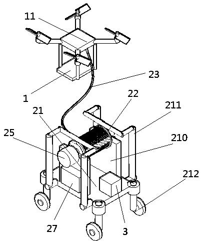 Skydiving training lift-off system