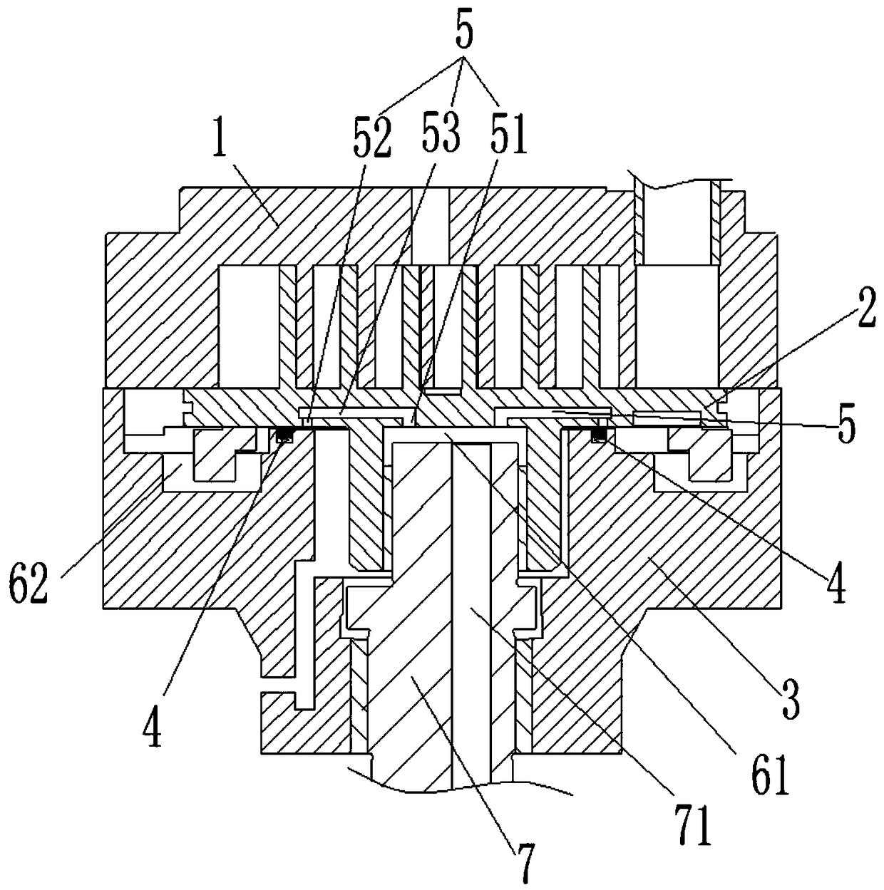 Scroll type pump body, compressor and air conditioner