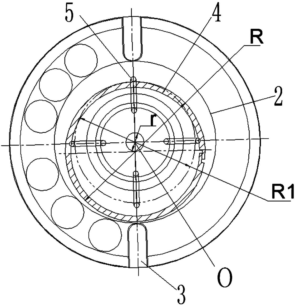 Scroll type pump body, compressor and air conditioner