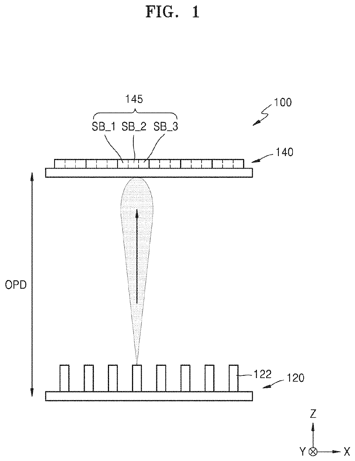 Structured light projector and electronic device including the same