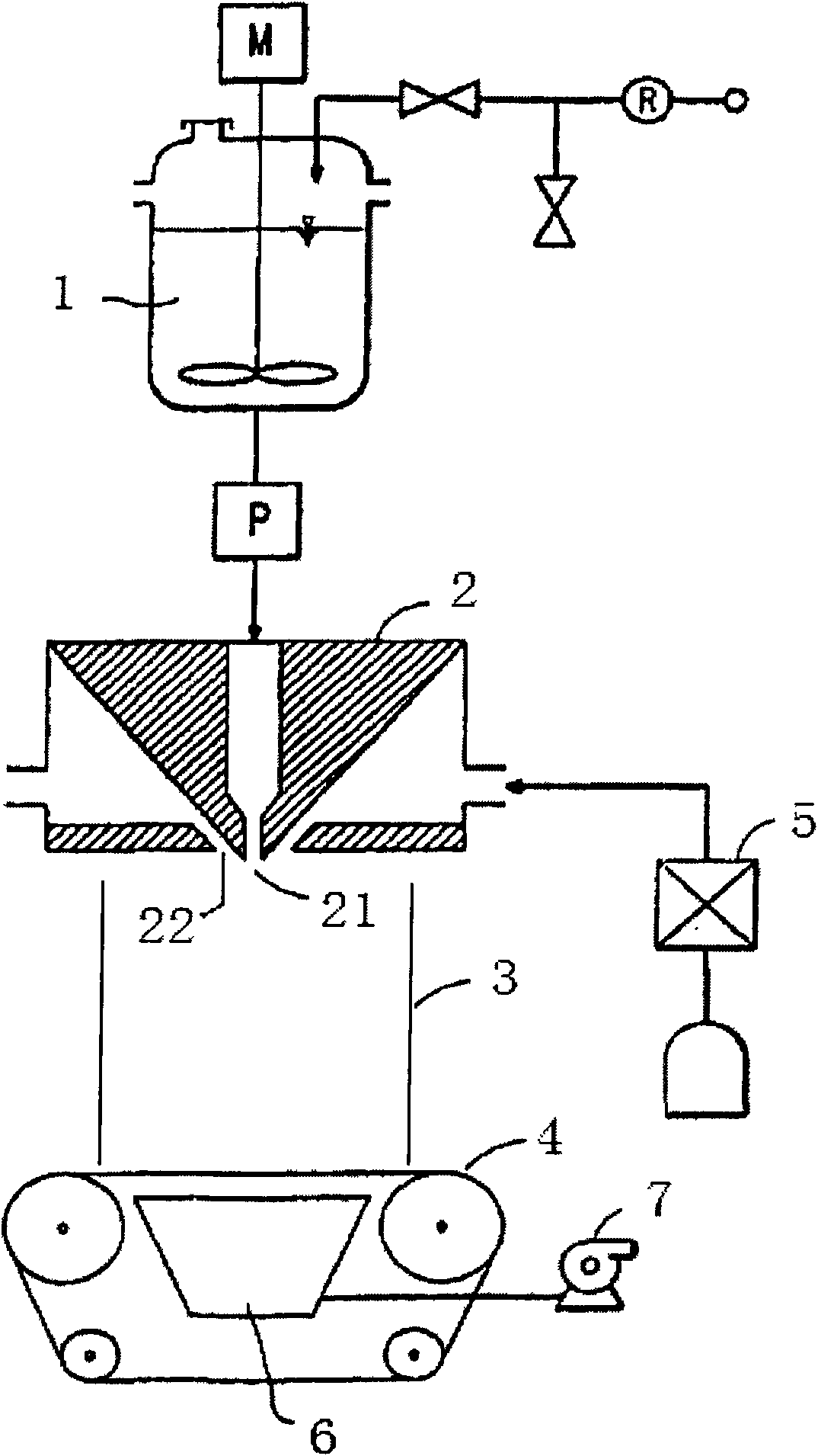 Method for preparing polymeric nano-micro fiber non-woven fabric