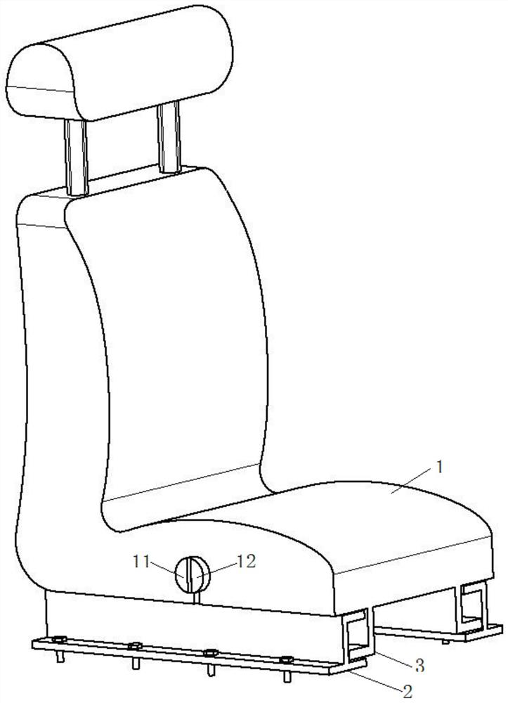 A stepless adjustable car seat