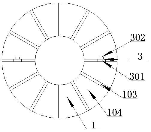 A high-efficiency flower stalk brancher