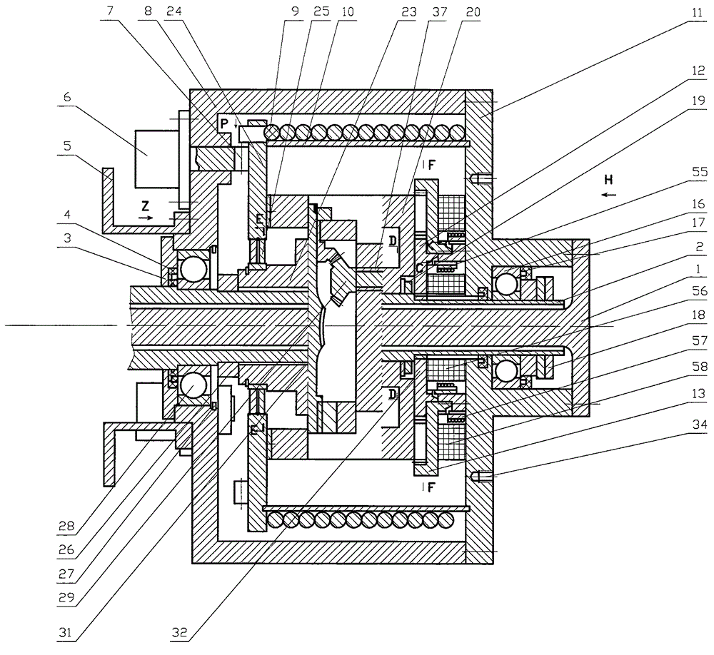 Energy-saving vehicle brake device