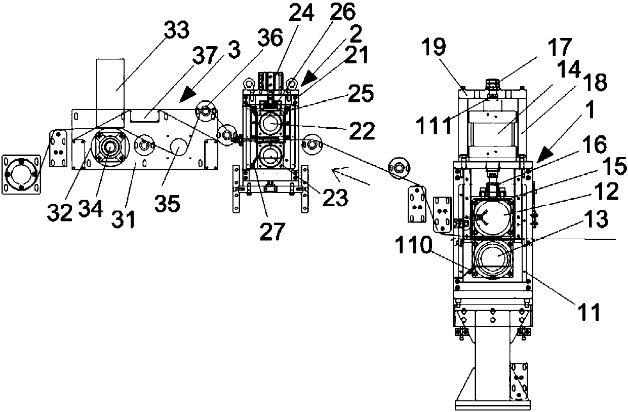 Special compounding device used for medical pad production line