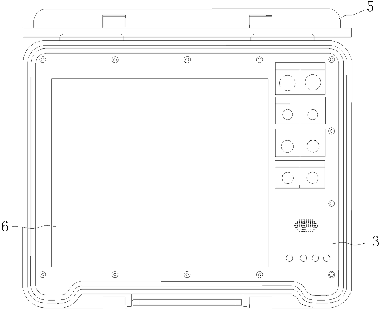 Damage control emergency command communication method, command box device and damage control emergency command box