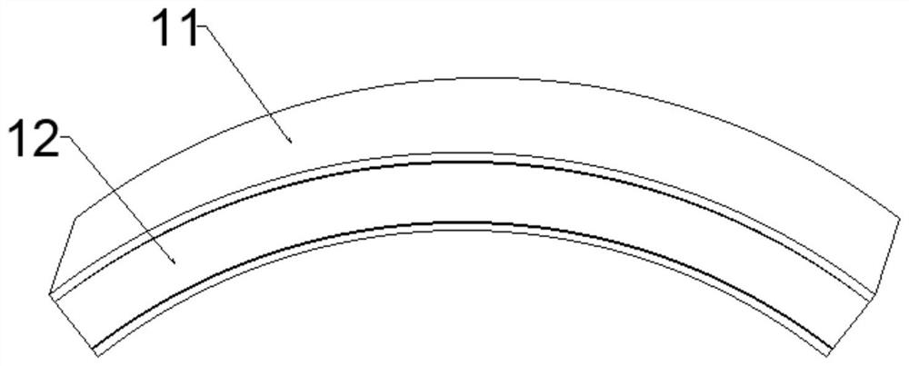 Side opening and closing structure and auxiliary supporting device for oral treatment