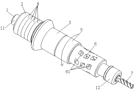 A longitudinal-torsional compound vibration processing system applied to processing hard and brittle materials