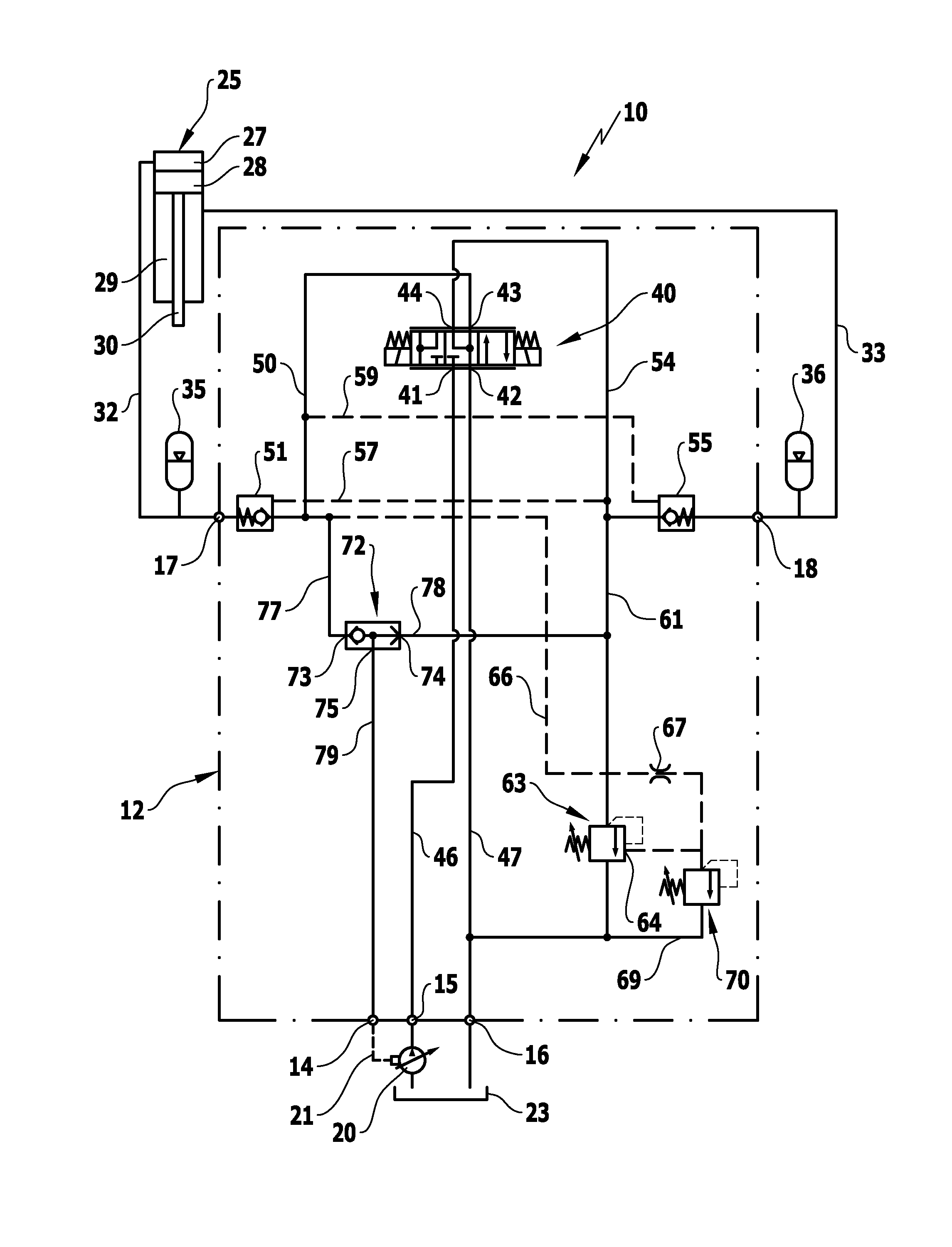 Control Arrangement For A Hydropneumatic Suspension System And Hydropneumatic Suspension System Comprising Such A Control Arrangement