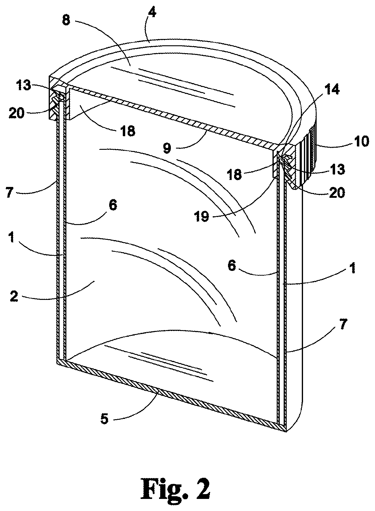 System and method for visual verification of secure closure of collection bottle through chemiluminescence