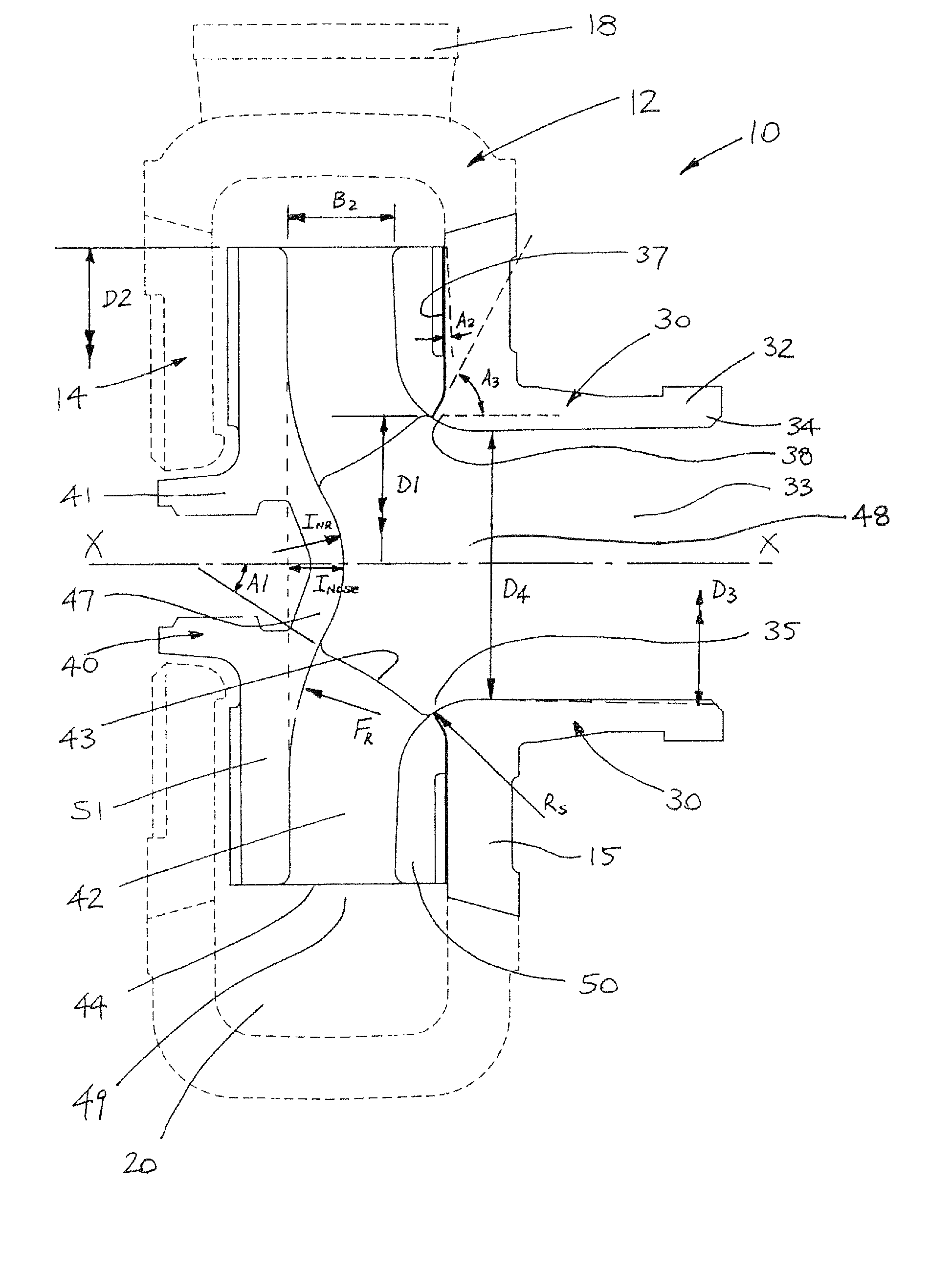 Centrifugal pump impellers