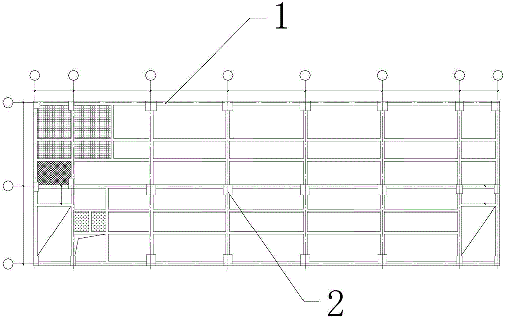 Frame structure for high intensity areas