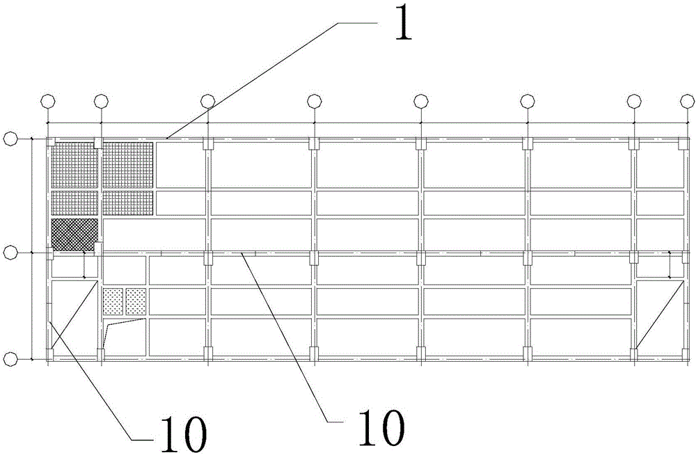 Frame structure for high intensity areas