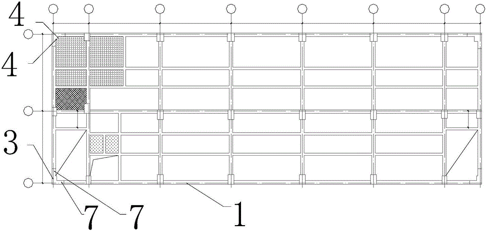 Frame structure for high intensity areas